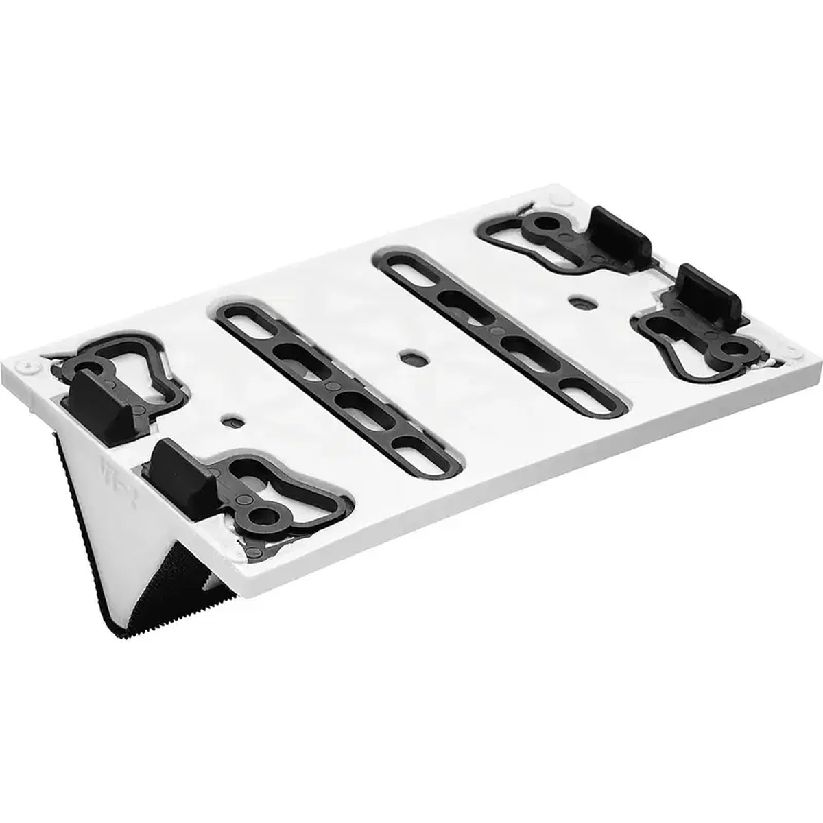 Festool 490166 Sanding Pad Radius 10 Convex profile sanding pad for LS 130 detail sanding on V-grooves and shaped trim work in a woodworking shop