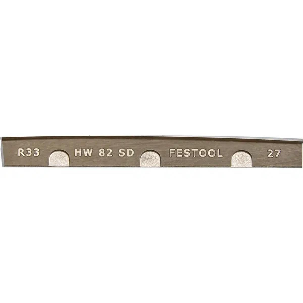 Festool 484515 HL 850 Standard Replacement Blade for Smooth Cutterhead replacement planer blade on a workshop background for smooth wood planing applications