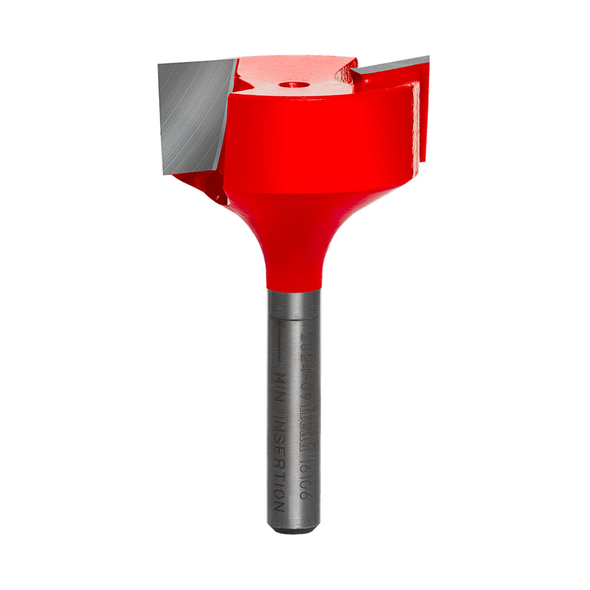 Freud 16-106 spoilboard surfacing and mortising router bit with 1-1/4 inch diameter and 1/4 inch shank for flattening spoilboards and cutting wide recesses in wood and sheet goods
