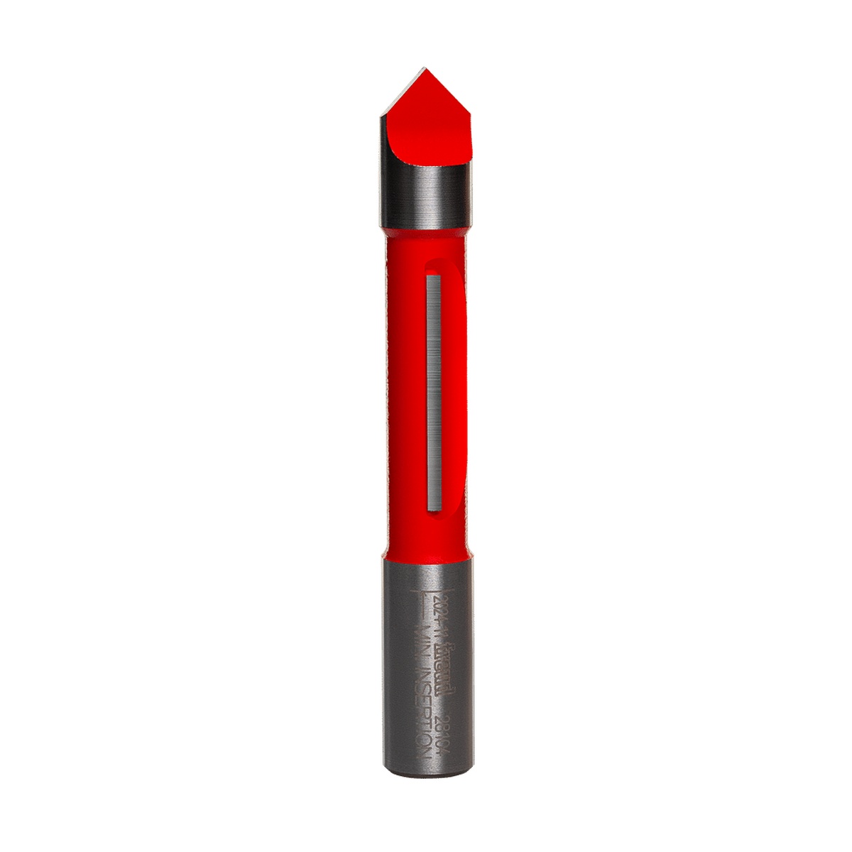 Freud 28-104 1/2-Inch Panel Pilot Router Bit with carbide-tipped cutting head for router cutouts in siding, sheathing, and paneling on the jobsite