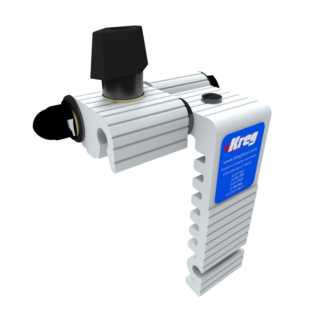 Kreg PRS7850 Precision Router Table Stop detail showing precision lens cursor for clear reading on router table fence tape