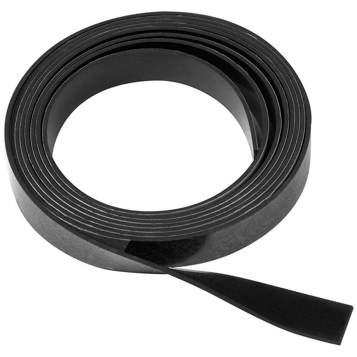 DEWALT DWS5029 TrackSaw Replacement Zero-Clearance Anti-Splinter Strip coiled for installation on a guide track in woodworking and sheet goods cutting applications