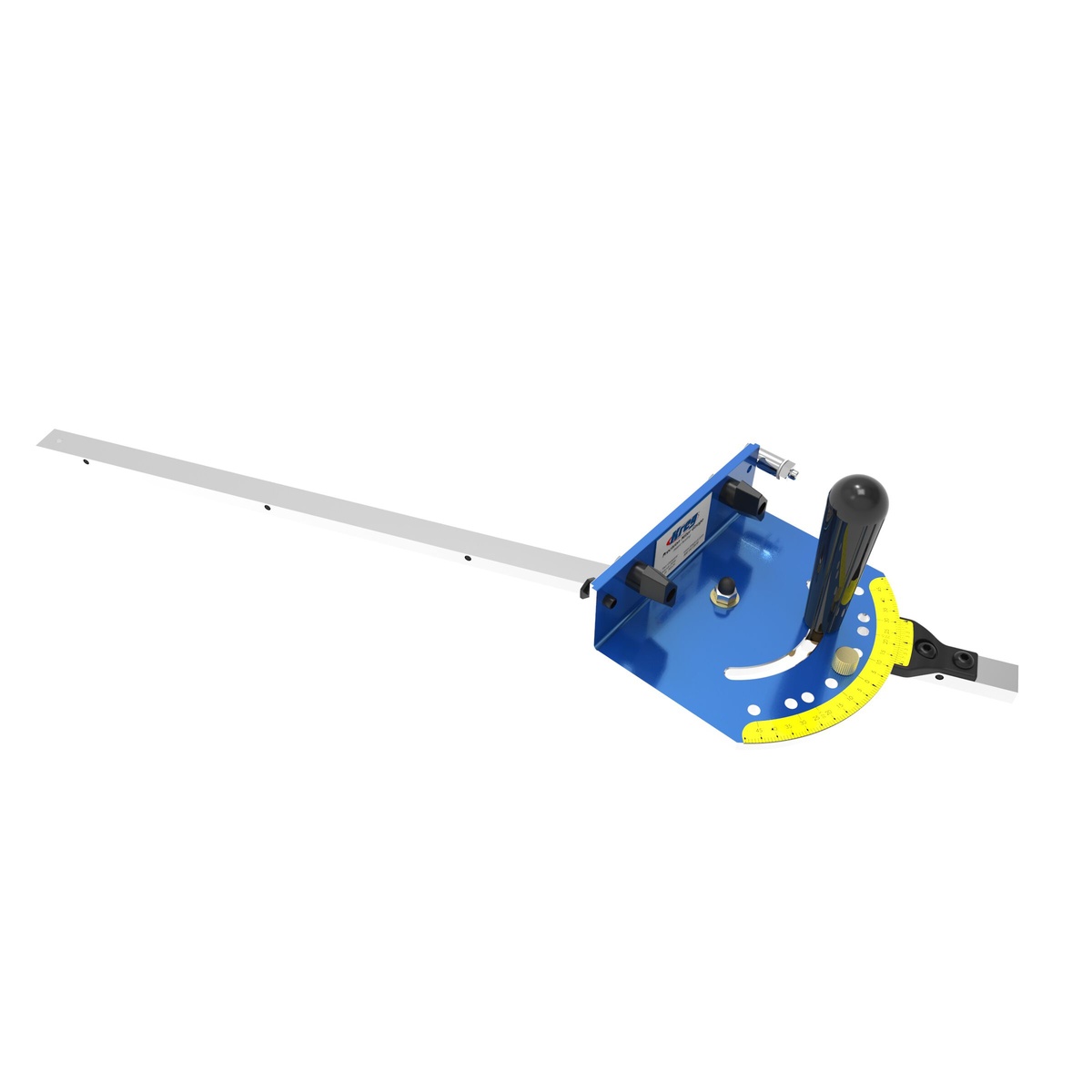Kreg KMS7102 Precision Miter Gauge System anodized aluminum miter bar and angle head designed to fit a table saw miter slot for accurate woodworking cuts