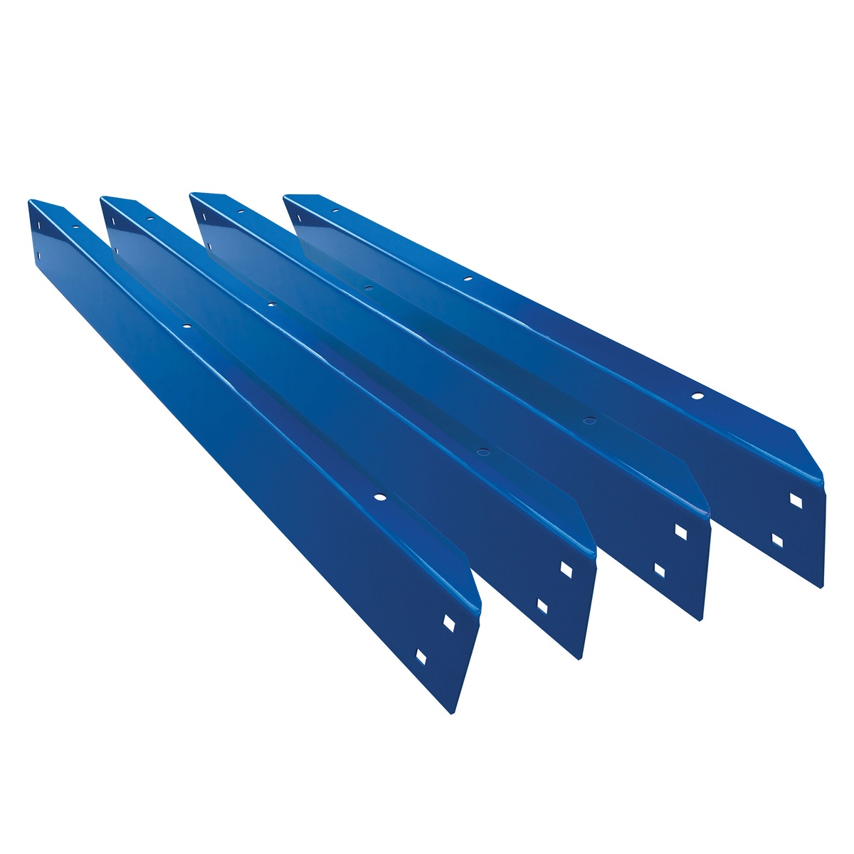 Kreg KBS1020 44 inch Rail Set steel bench rails for custom workbench construction in a woodworking shop setup