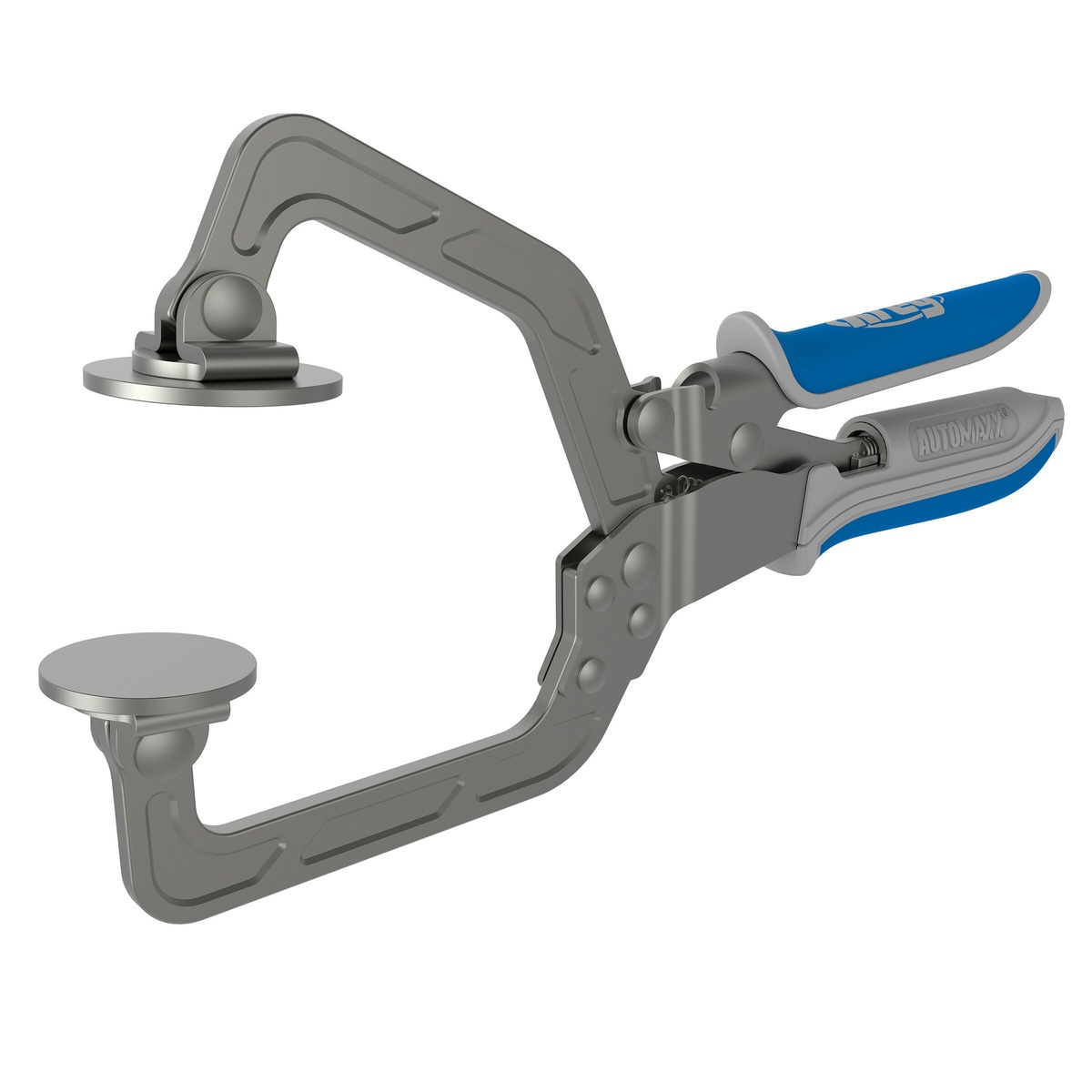 Kreg KHC3 3 inch Wood Project Clamp clean product view showing the auto-adjust woodworking clamp for bench assembly and pocket-hole clamping tasks
