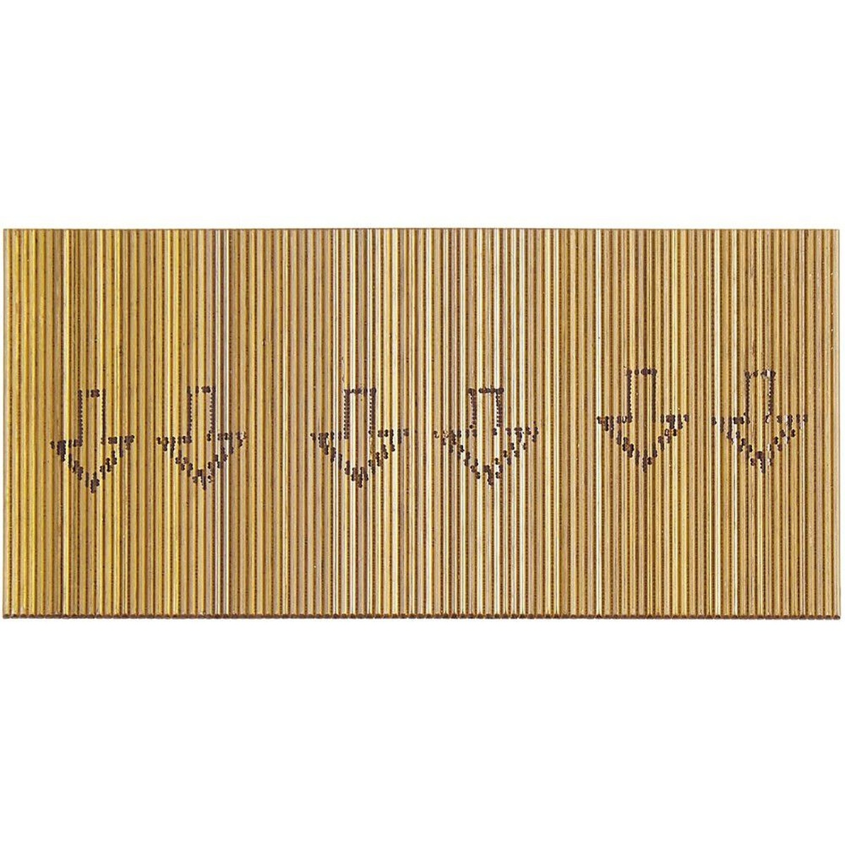 Grex P6 23-Gauge Pin Nail Multi Pack, 1-3/16 to 2, 2500 Pack close view of collated 23-gauge headless pins used in precision trim and detail fastening