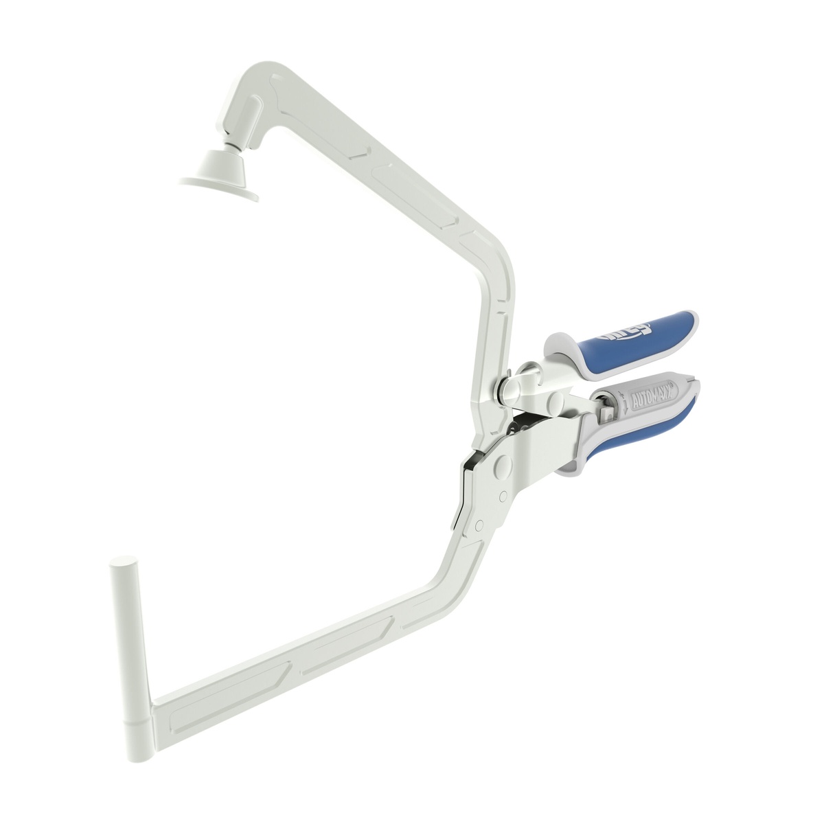 Kreg KHCRA Automaxx Right Angle Clamp product view showing deep frame, pocket-hole pin, and swivel pad for cabinet and woodworking assembly