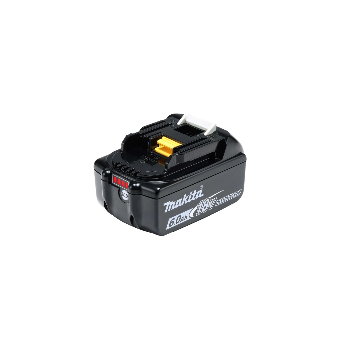Makita BL1860B 18V LXT Lithium-Ion 6.0Ah Battery compact slide pack for Makita cordless tools in shop and jobsite use