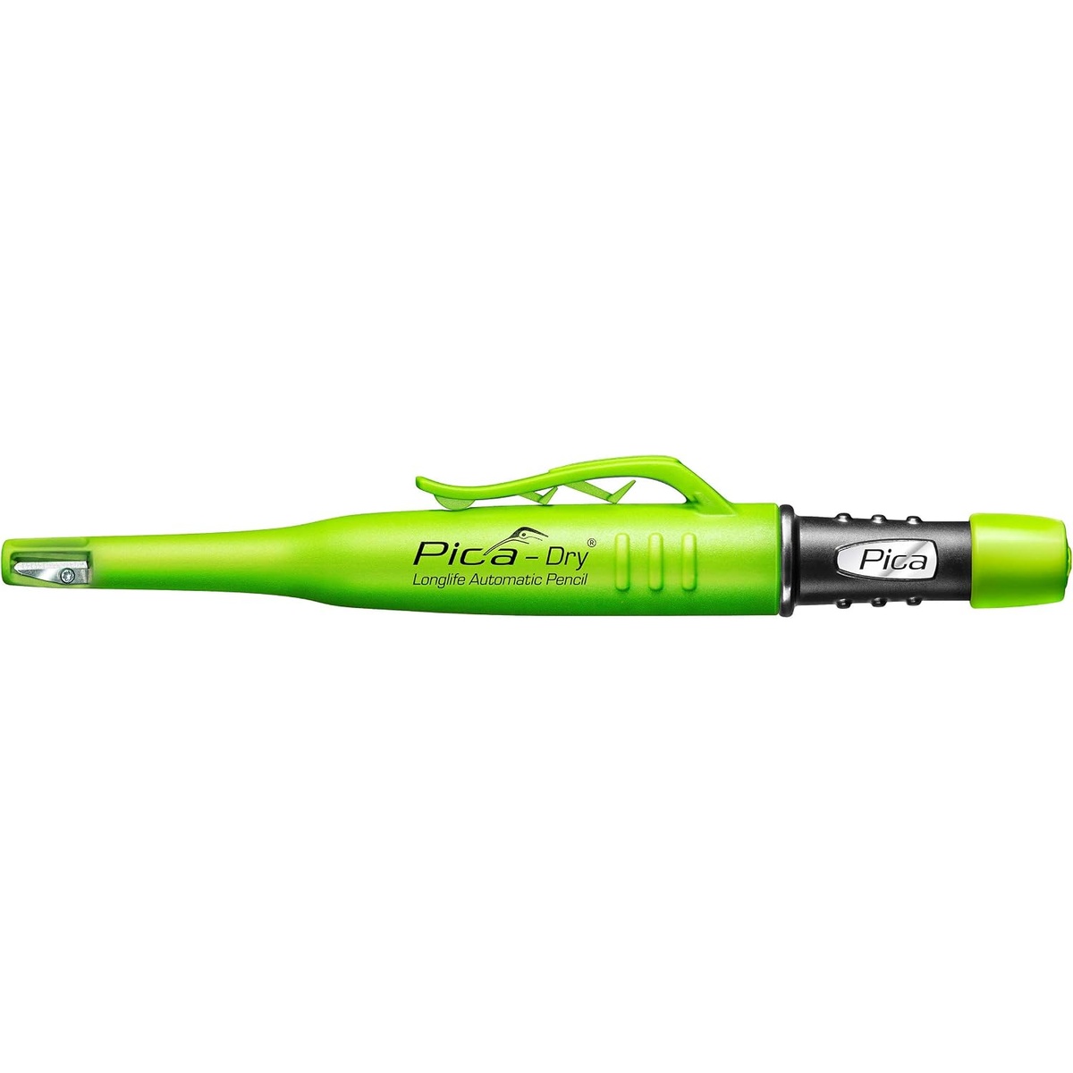 Pica Dry 3030-4030 Longlife Automatic Pencil and Graphite Refill Set with protective quiver cap for jobsite pocket carry