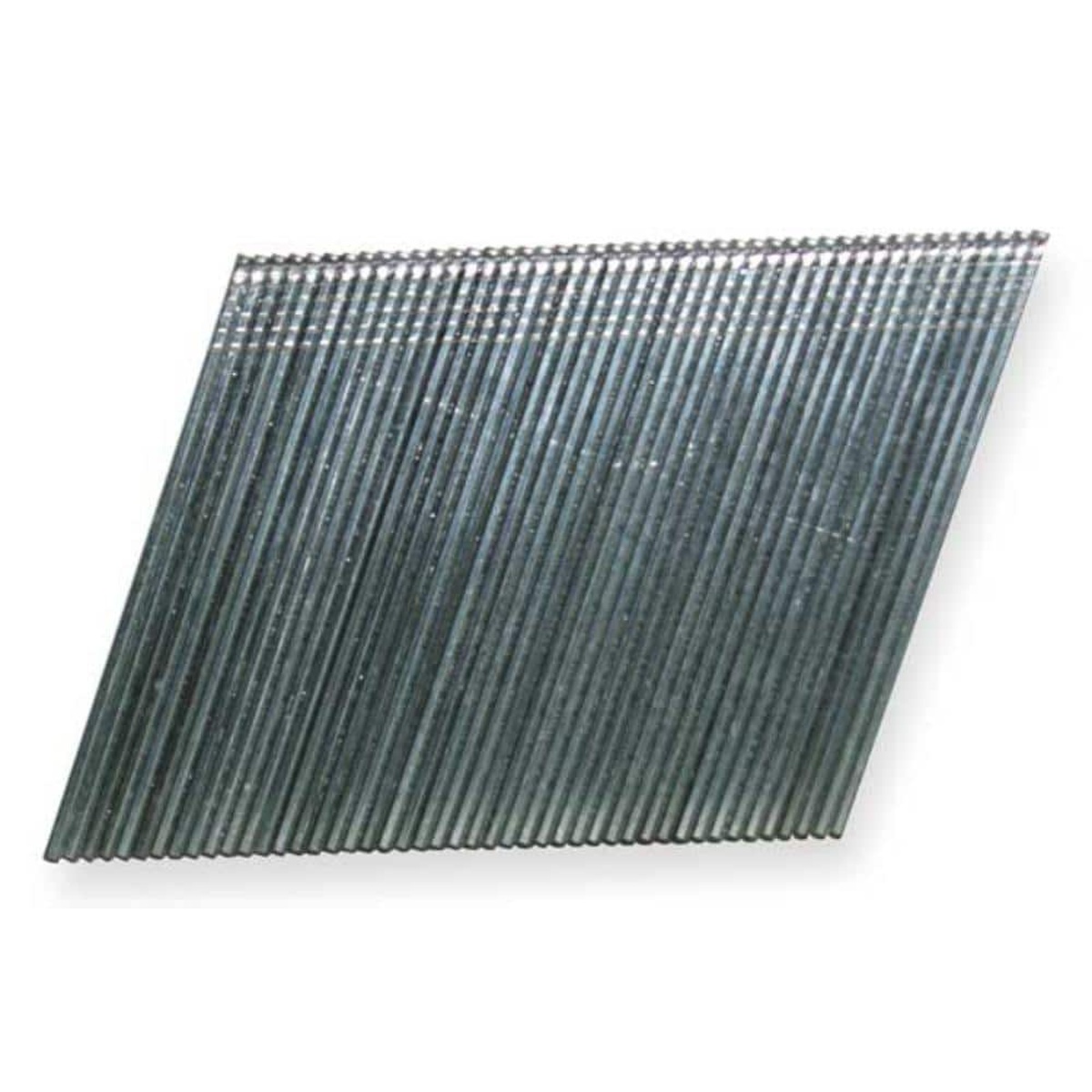 DEWALT DCA16150 Collated Finishing Nails strip showing 20 degree angled collation for finish nailer loading