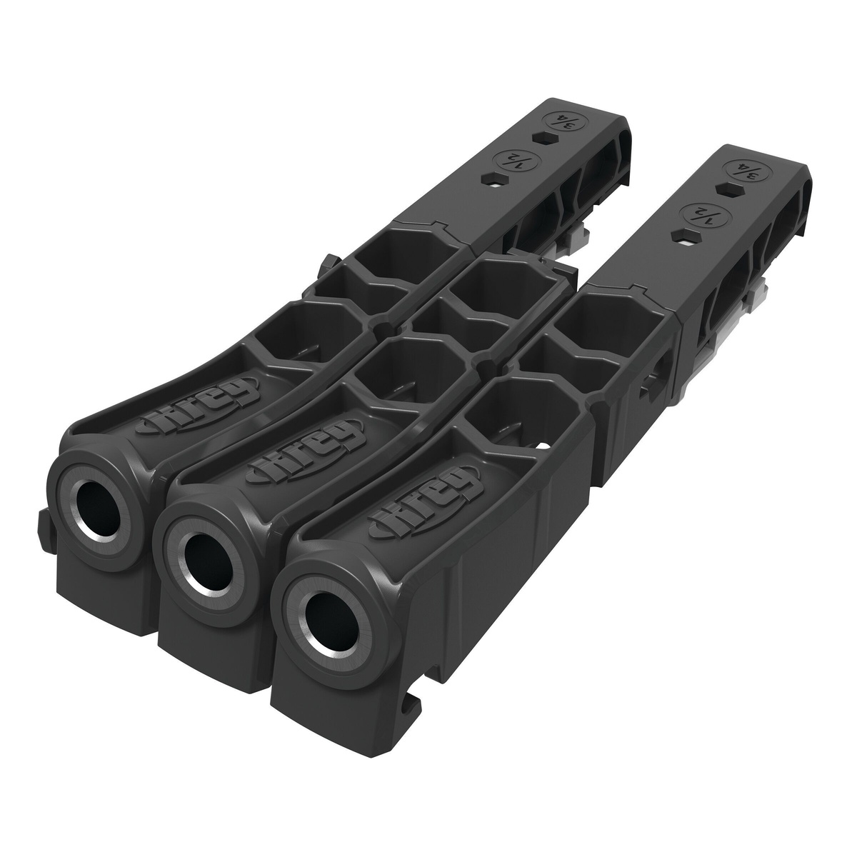Kreg Tool KPHJ230 Pocket-Hole Jig Micro drill guide body arranged for adjustable pocket-hole spacing in compact woodworking and repair applications