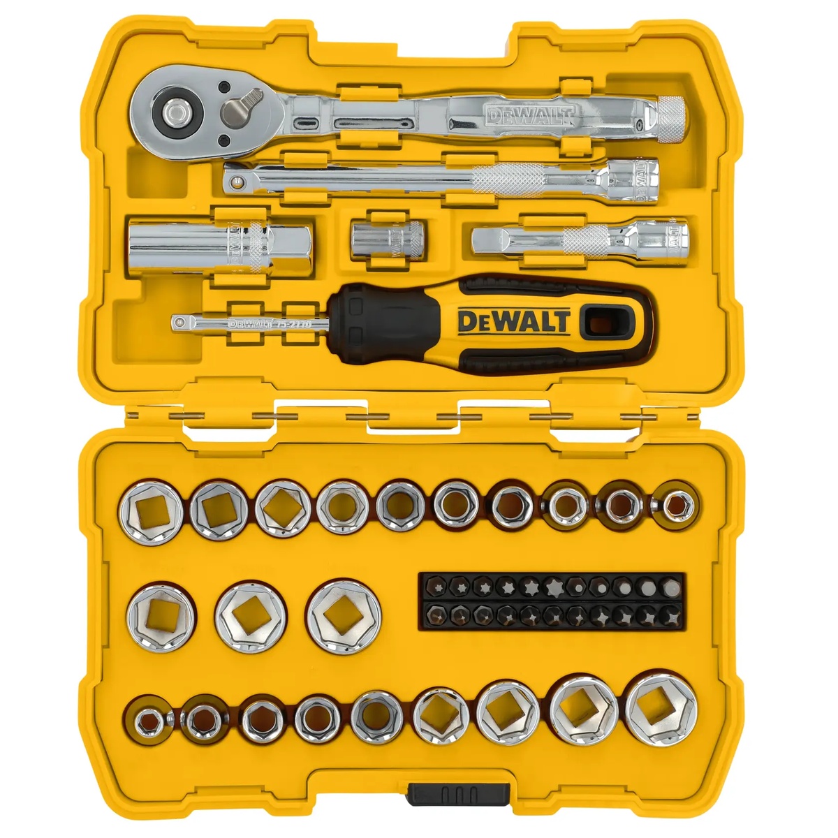 DeWalt DWMT45423 50-Piece 3/8 in. Drive Mechanics Tool Set – Tool Nut