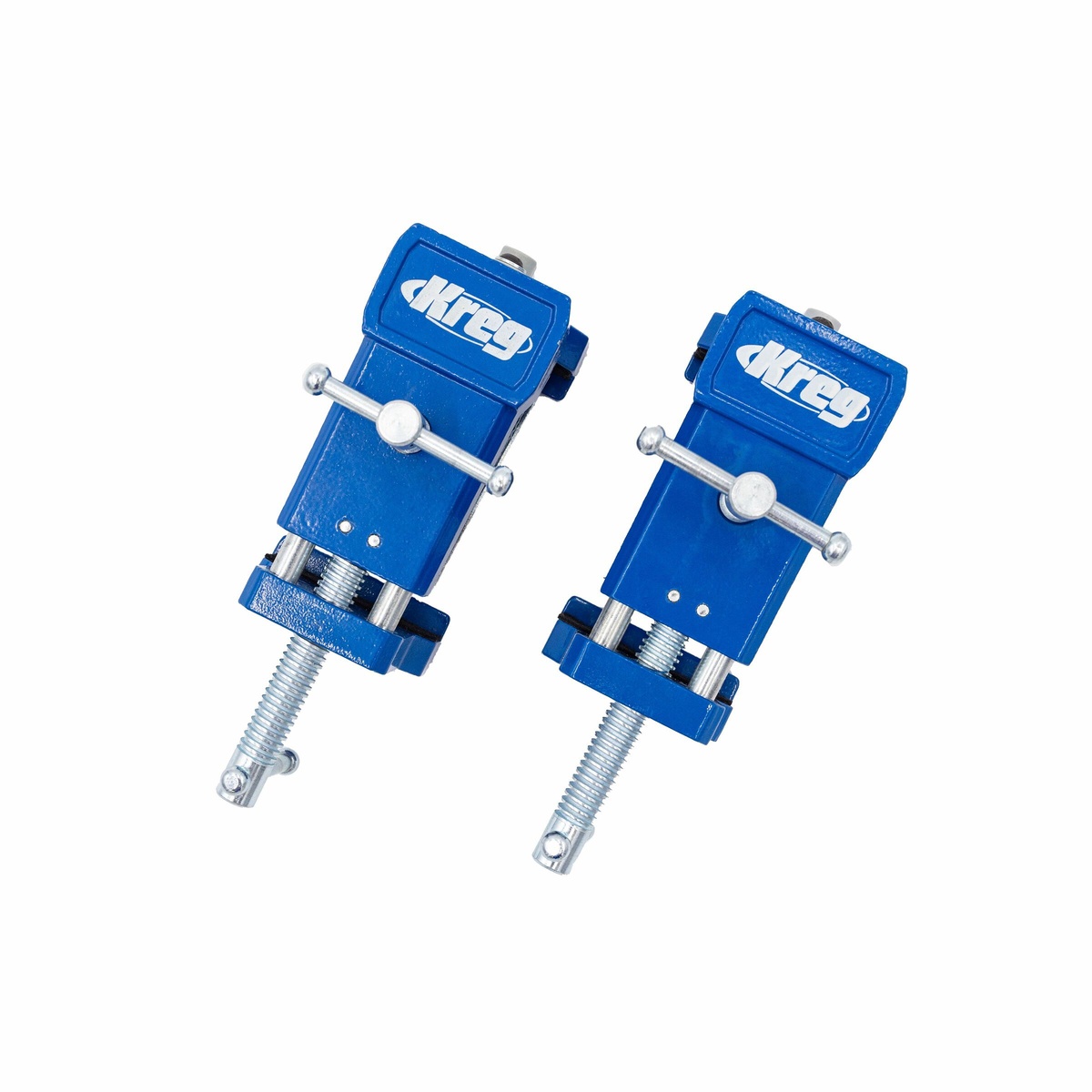 Kreg Tool KCS-FFC2 Cabinet Face Frame Clamp top view pair for precise cabinet stile alignment during face frame assembly