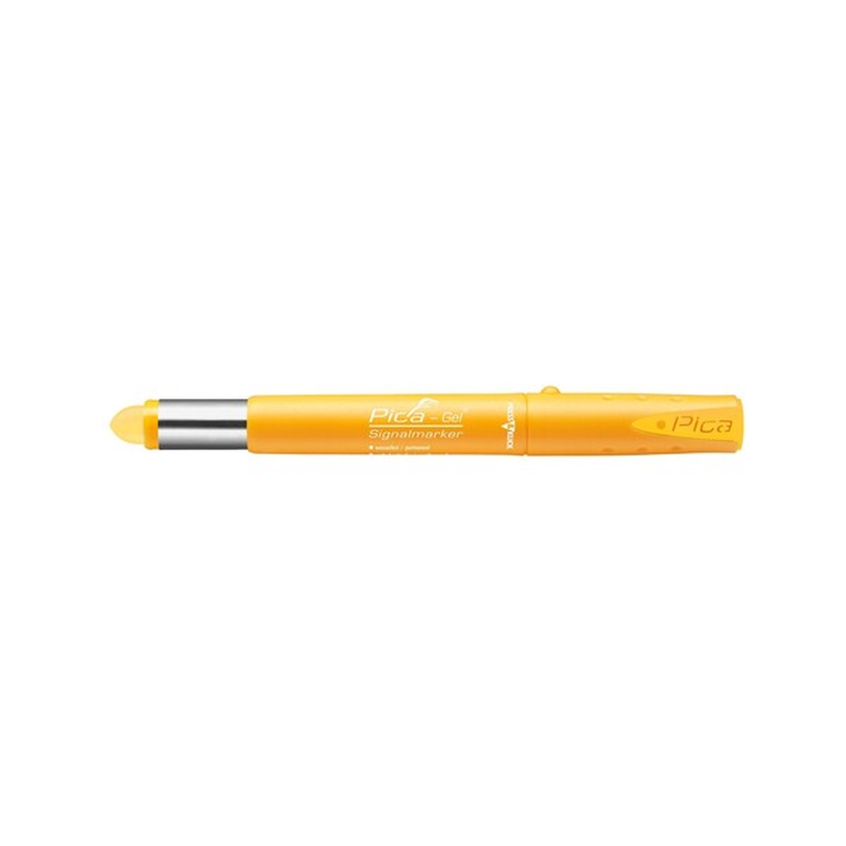 Pica 8084 Gel Signalmarker yellow paint crayon marker with exposed tip for bold marking on dark and rough materials