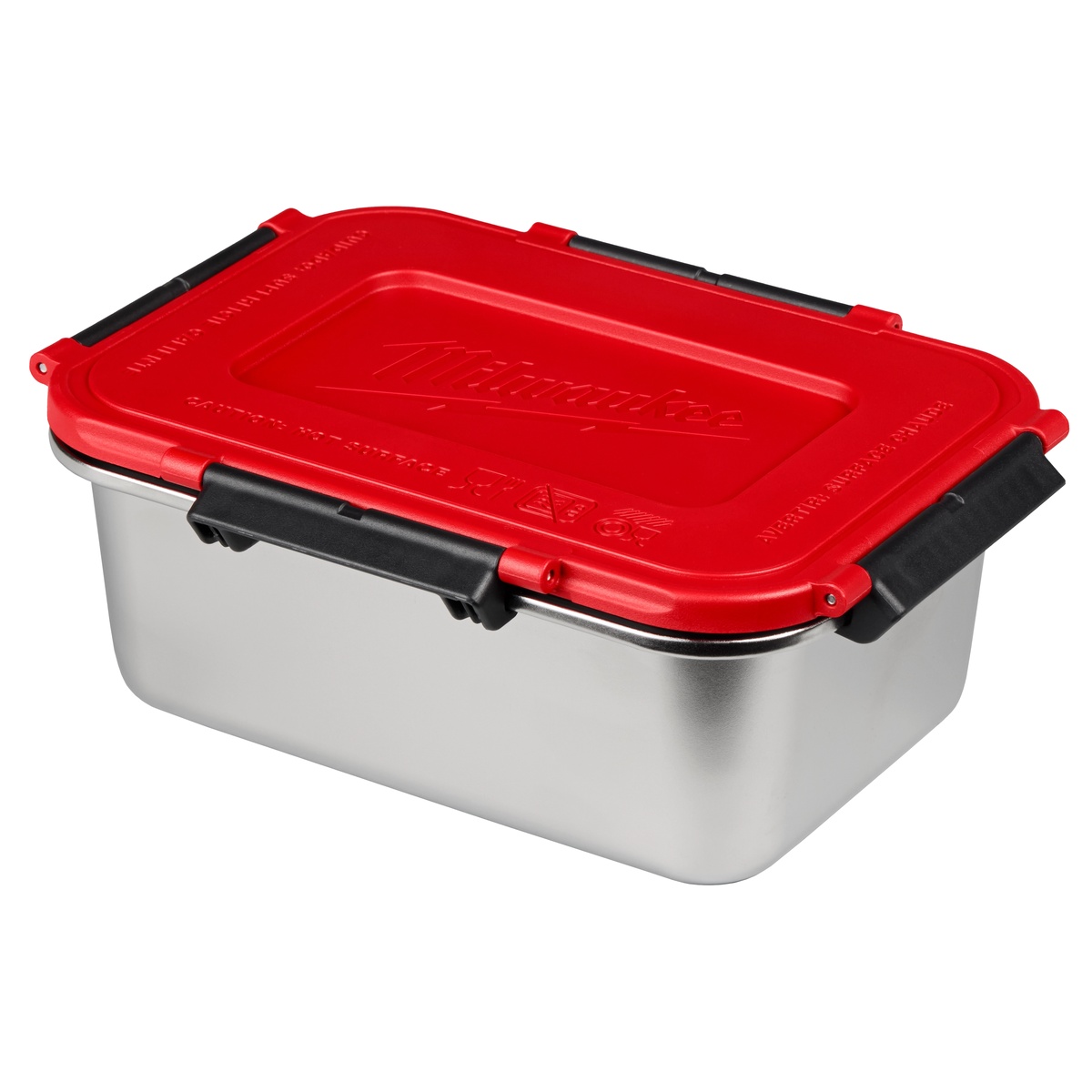 Milwaukee 49-16-0203 Stainless Steel Containers for M18 Jobsite Lunch Warmer with leak-proof lid for packed meals and jobsite transport