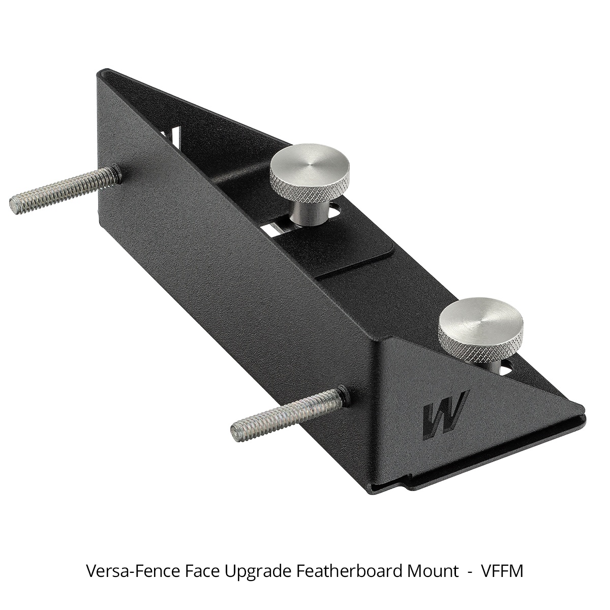 Woodpeckers Versa-Fence Face Upgrade Featherboard Mount VFFM accessory mounted hardware component for table saw fence support setup in woodworking applications