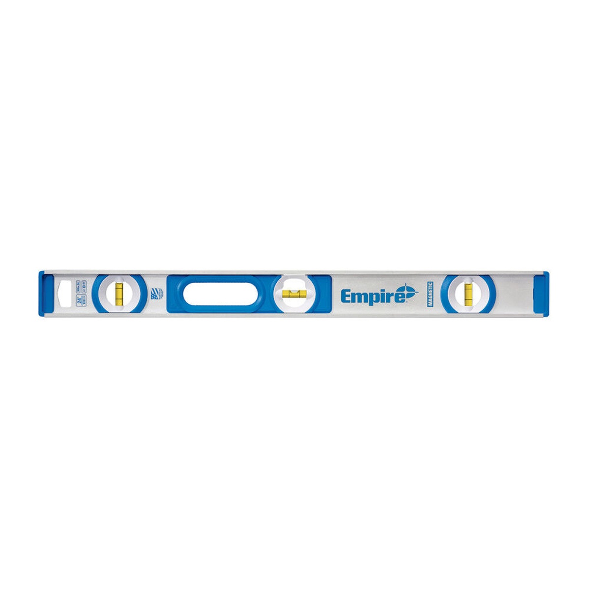 Empire Level 24 in. Magnetic I-Beam Level with high-contrast vials for leveling and plumbing during framing and installation work