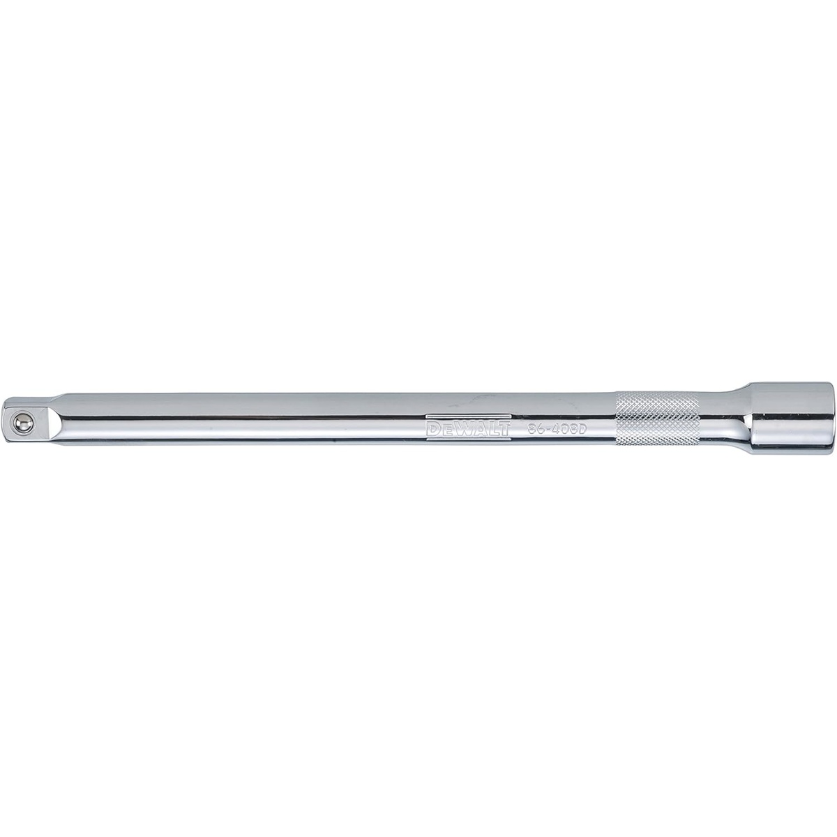 DeWalt DWMT86407OSP 1/2 in drive 5 in extension used for tight-access fastening with a ratchet and socket in mechanical service work