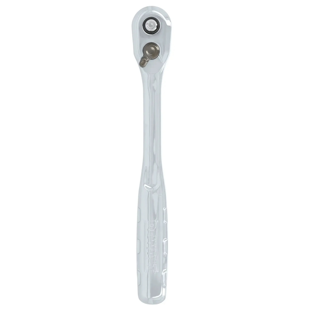 DeWalt DWMT81098 1/2-In. Drive Quick-Release Ratchet shown as a full-length hand tool for socket fastening and mechanical repair work