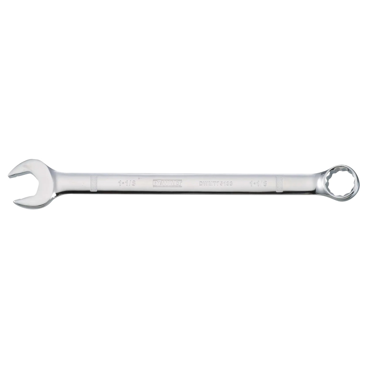 DeWalt DWMT75188OSP 1-1/8-In. 29mm combination wrench with open end and 12-point box end for mechanical fastening and shop service work