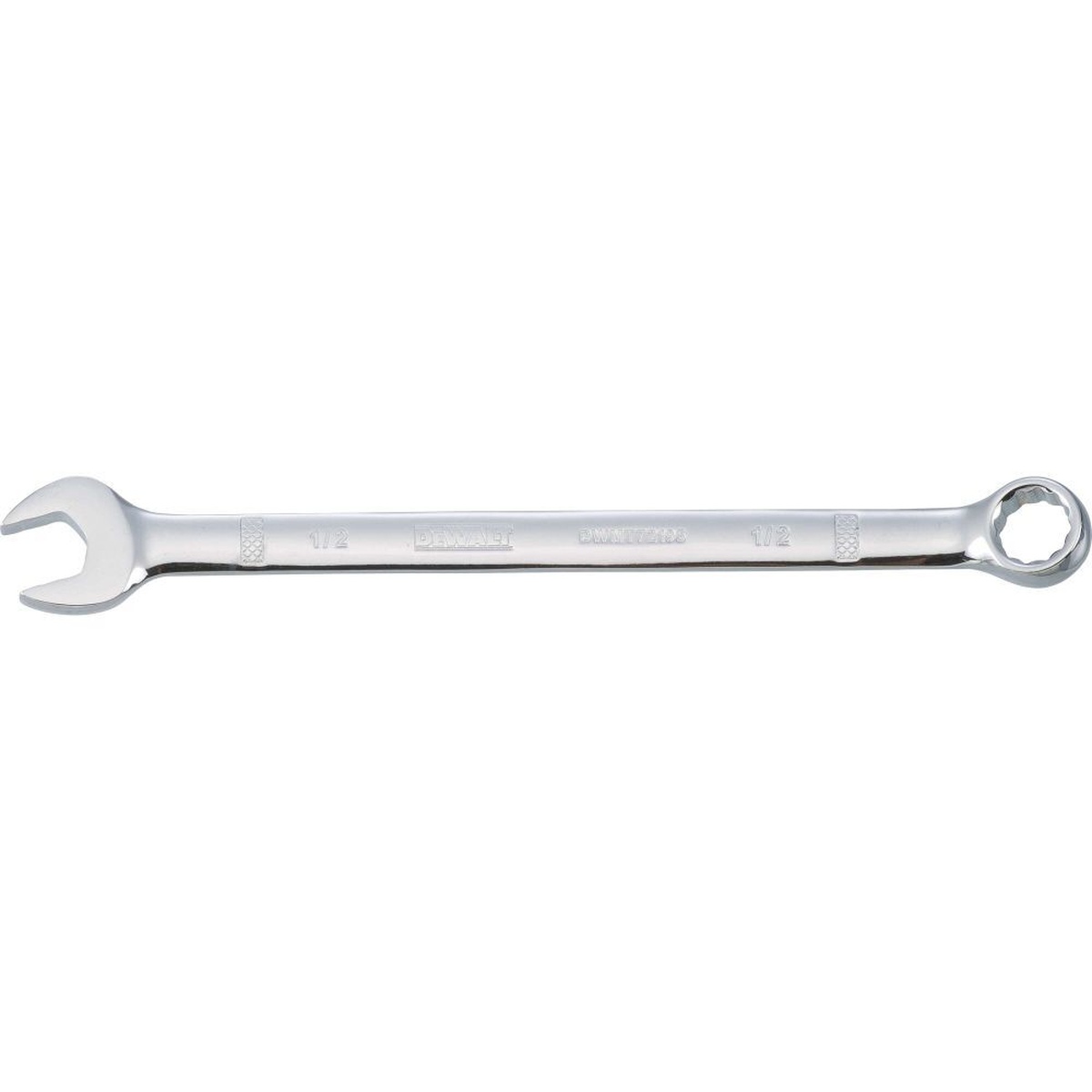 DEWALT Combination Wrench 1/2 Inch open end and box end wrench for SAE fastening and mechanical repair work in tight spaces