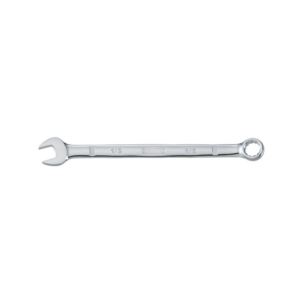 DEWALT Combination Wrench 1/2 Inch polished chrome hand wrench for maintenance, assembly, and general repair tasks
