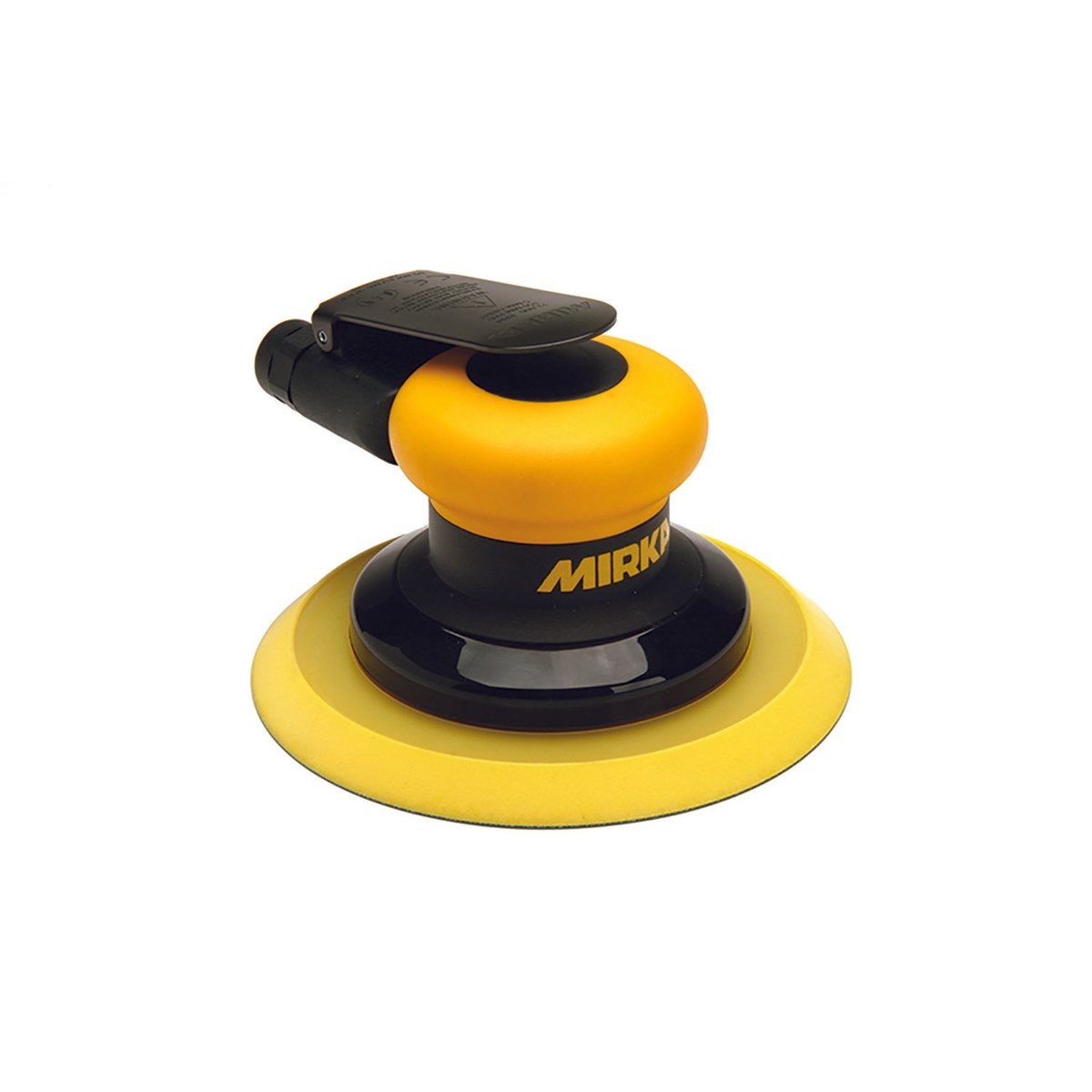 Mirka MR-6 Finishing Sander 6 inch air-powered random orbit sander with 5 mm orbit for finish sanding and surface prep in a shop setting