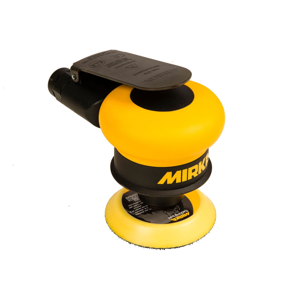 Mirka MR-30 Palm Buffer Non-Vac compact rotary polisher with 3 inch pad for automotive paint correction and small surface polishing work
