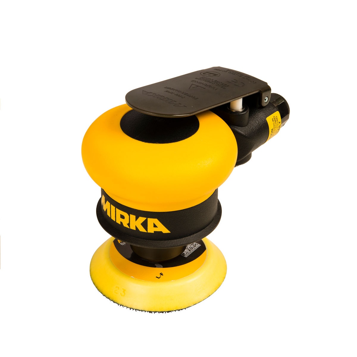 Mirka MR-30 Palm Buffer Non-Vac pneumatic rotary polisher with composite body for detailing and body shop polishing tasks