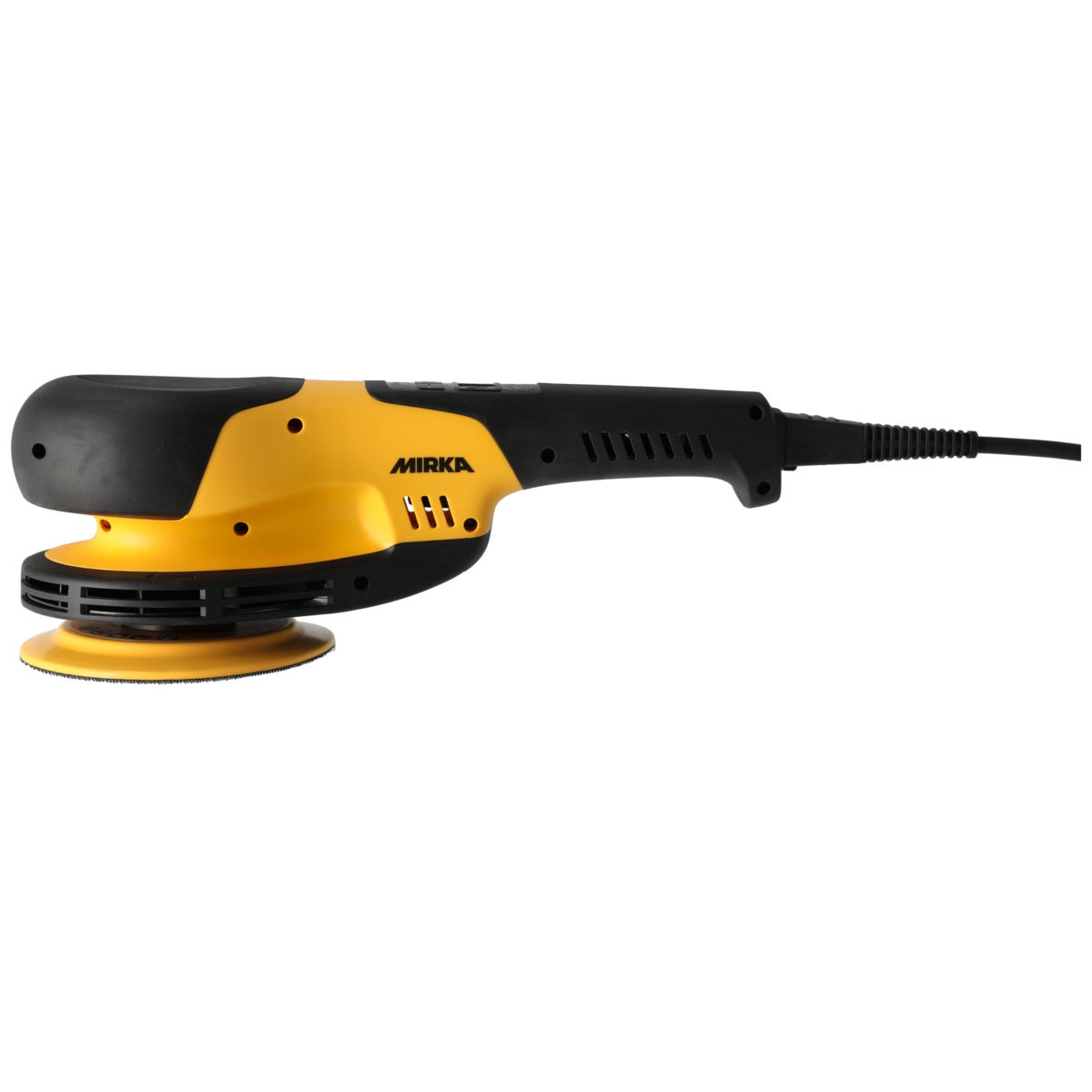 Mirka POLAROS RP 600X 6 Inch Electric Rotary Polisher with 6 inch pad for polishing coated surfaces, composites, wood, and glass