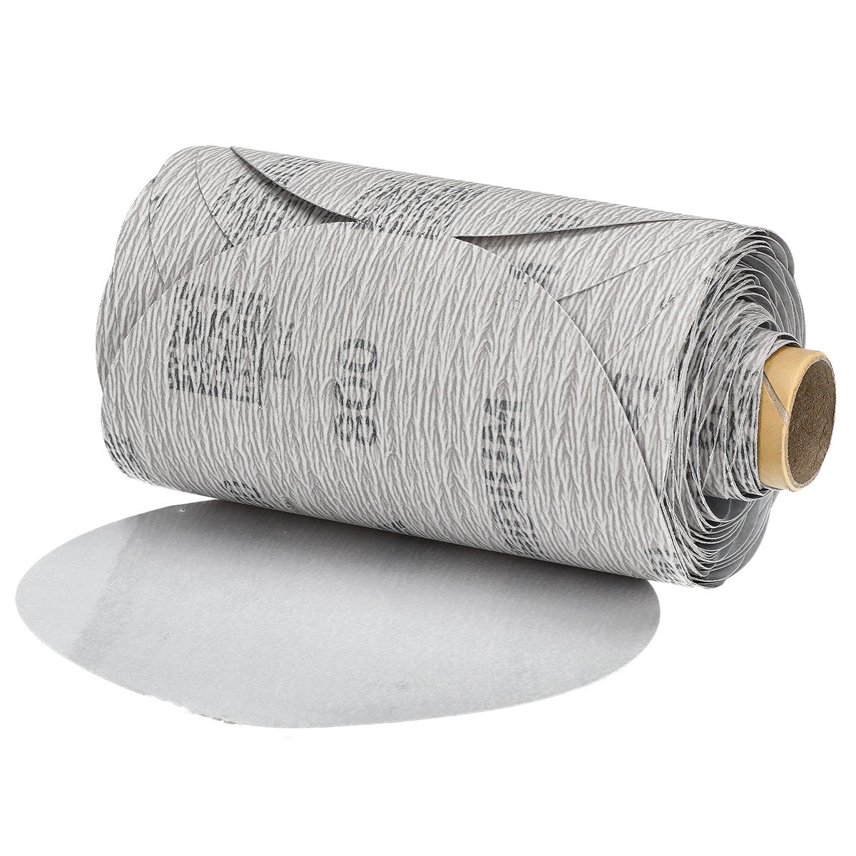 Mirka IRIDIUM 5 inch PSA sanding disc roll for surface preparation and material removal in shop sanding work