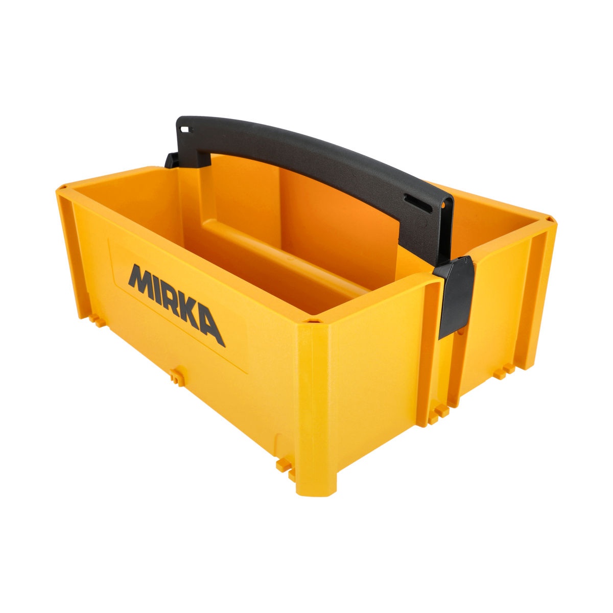 Mirka Open-Top Tool Carrier open tool tote with carry handle for quick access to tools and supplies in a workshop or jobsite setup