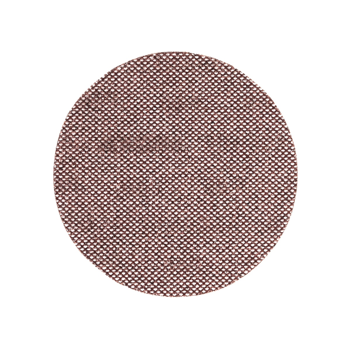 Mirka AH-241-040 Abranet Ace HD 6 inch grip net sanding disc showing the open mesh abrasive surface used for dust-controlled dry sanding on paint, hardwood, and lacquer surfaces