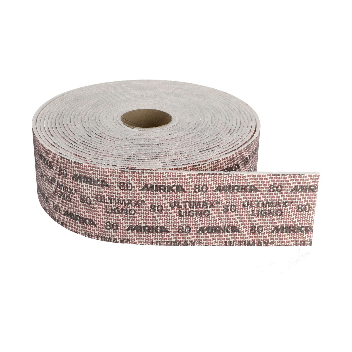 Mirka Ultimax Ligno Soft 4.5x5 Perf-Roll abrasive strip roll for wood sanding and surface prep
