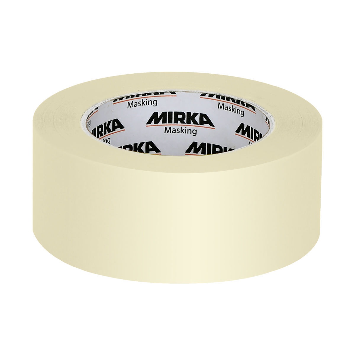 Mirka Masking Tape 100˚ C White Line 48 mm masking tape roll for automotive refinishing prep and paint masking work