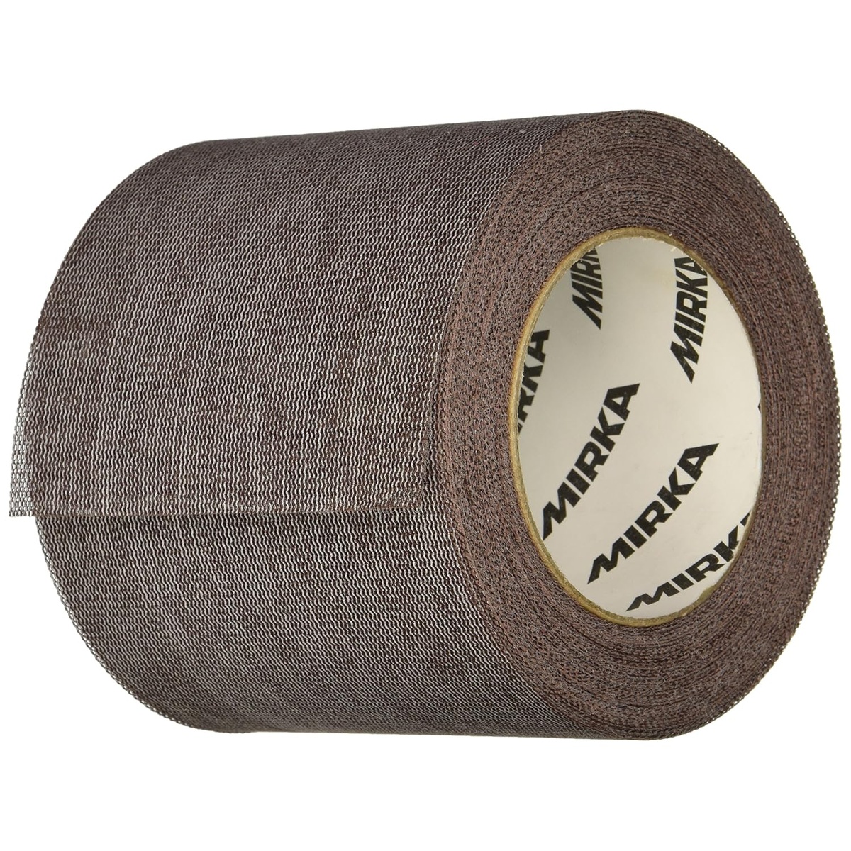 Mirka 9A-110-180 Mesh Grip Roll abrasive roll in brown mesh material for sanding and surface preparation in shop or jobsite work