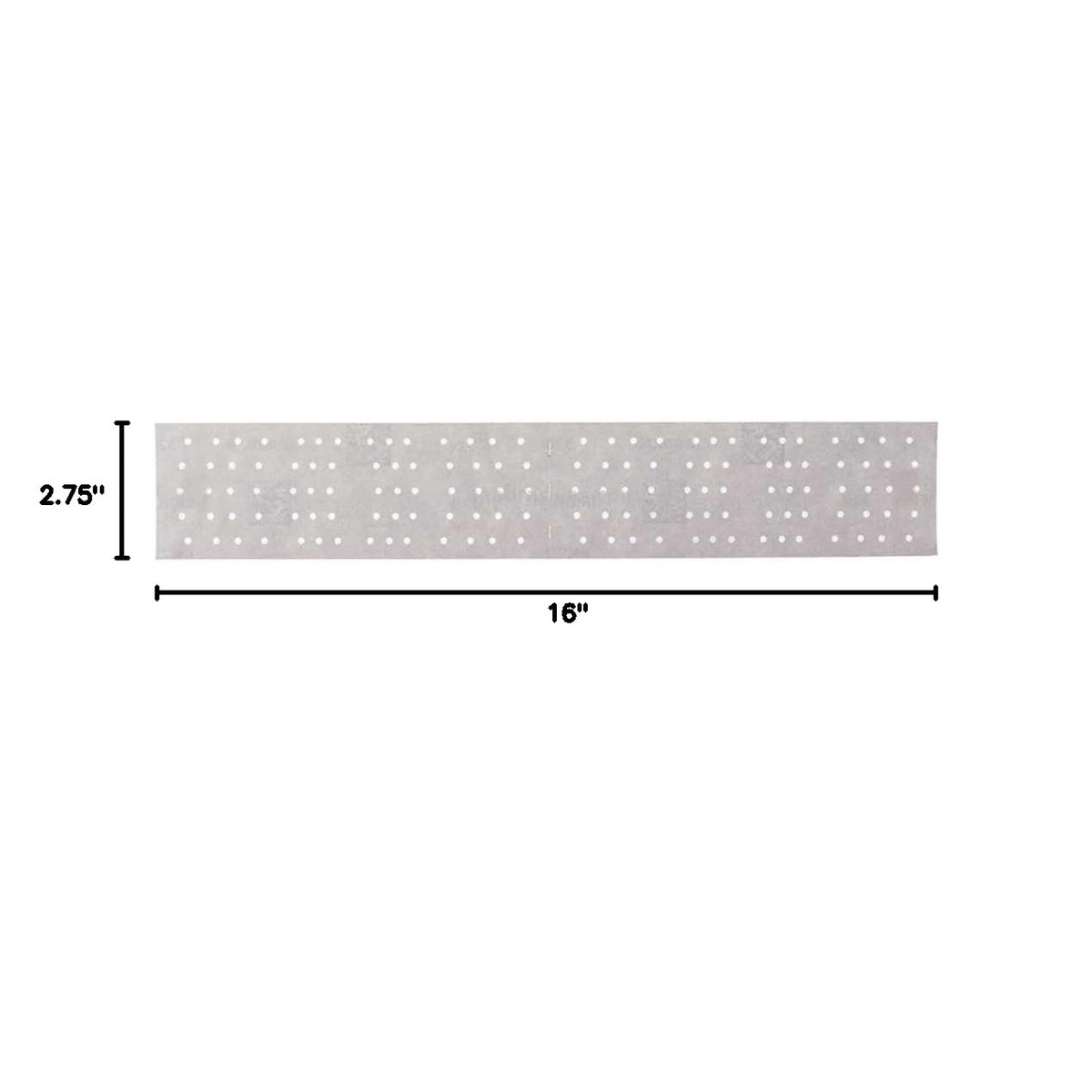 Mirka 24-38P-150 Iridium 2.75 x 16 inch perforated sanding strip for dust-controlled sanding on wood, metal, and refinishing work