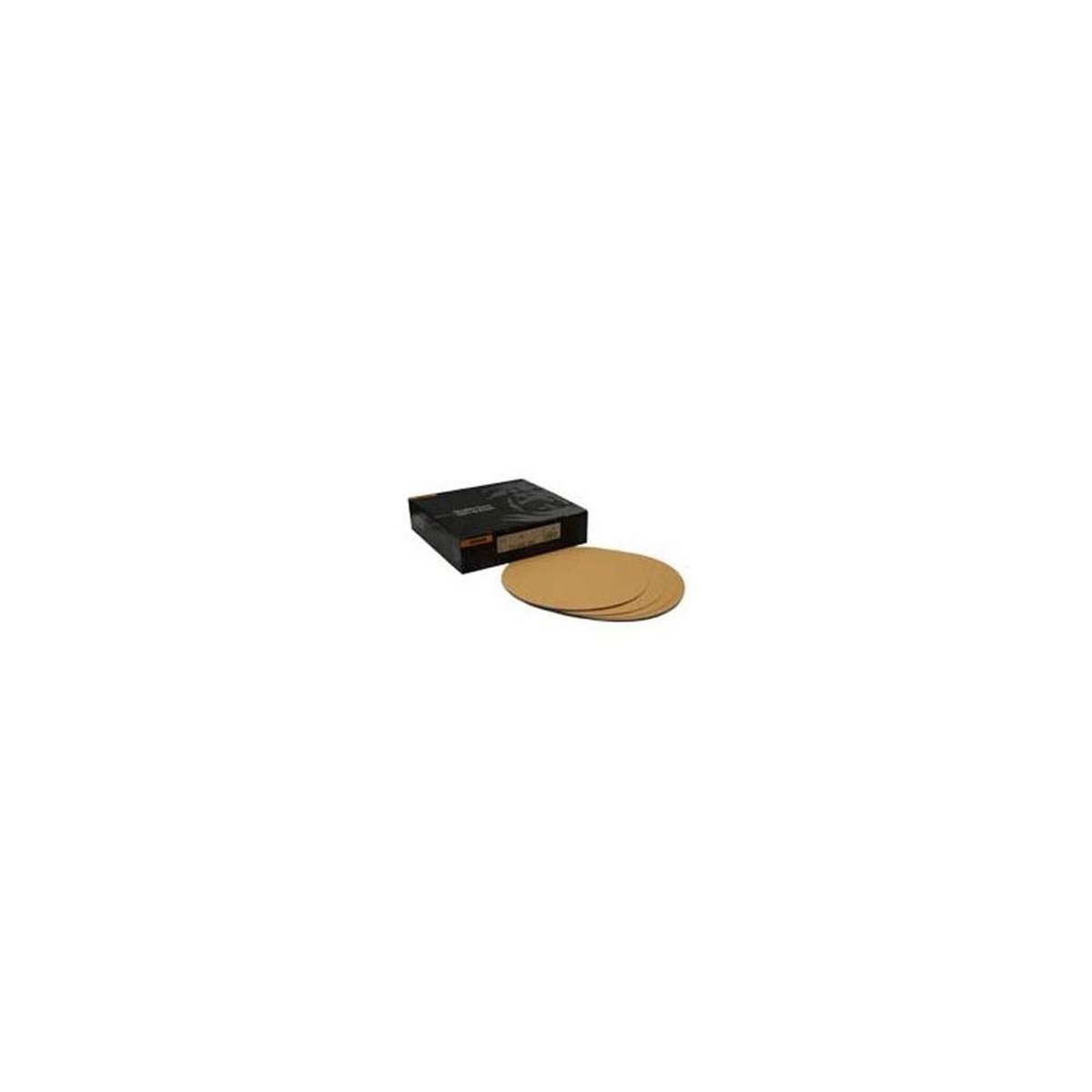 Mirka 23 Series Gold 8 in. Heavy Duty Disc P80 grit sanding discs with box packaging for shop sanding and surface preparation work