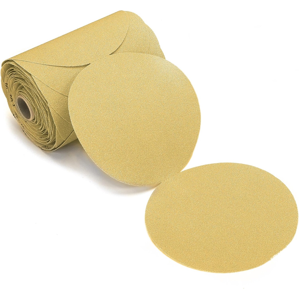 Mirka 23-342-100 Bulldog Gold 6-Inch PSA Linkrol Disc with 100 Grit roll pack for surface sanding and prep work in a shop setting