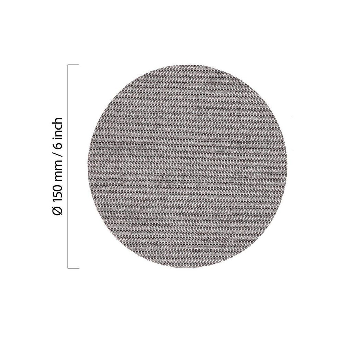 Mirka 6 Inch Maroon Assorted Pack 80-600 Grit Mesh Sanding Disc single 6 inch round disc for hook and loop sanding applications