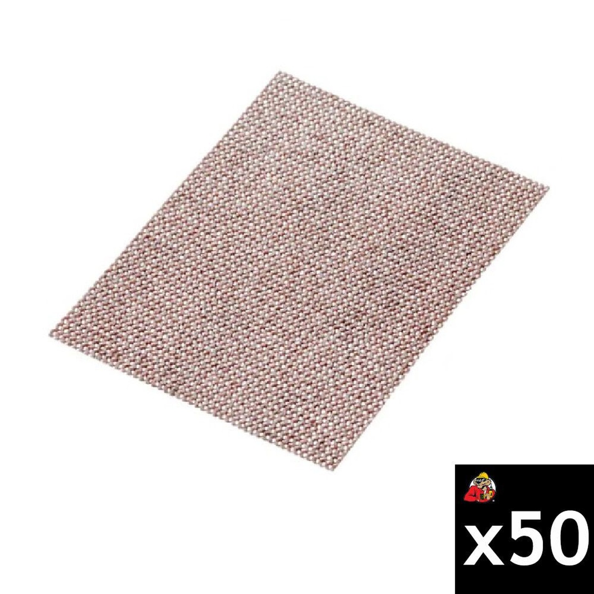 Mirka Abranet 3 Inch x 4 Inch P180 Abrasive Sheet 50 pack for metal applications, primer sanding, and controlled finishing work