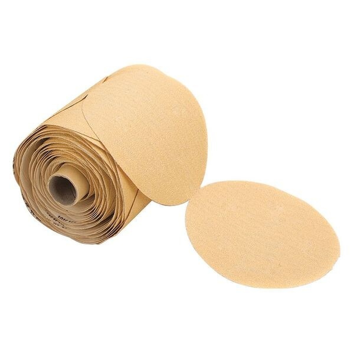 Mirka 23-314-500 5 in. P500 PSA Disc Roll abrasive discs on a roll for fine sanding and surface preparation in shop finishing work