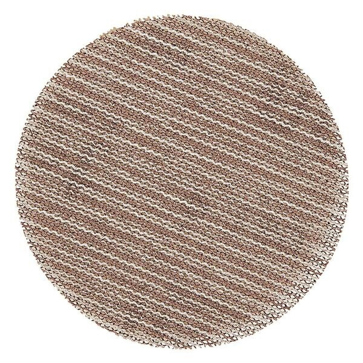Mirka AE23205041 Autonet 5 in Mesh Grip Sanding Disc shown as a fine mesh abrasive disc for orbital sanding and dust-controlled finishing work in shop environments