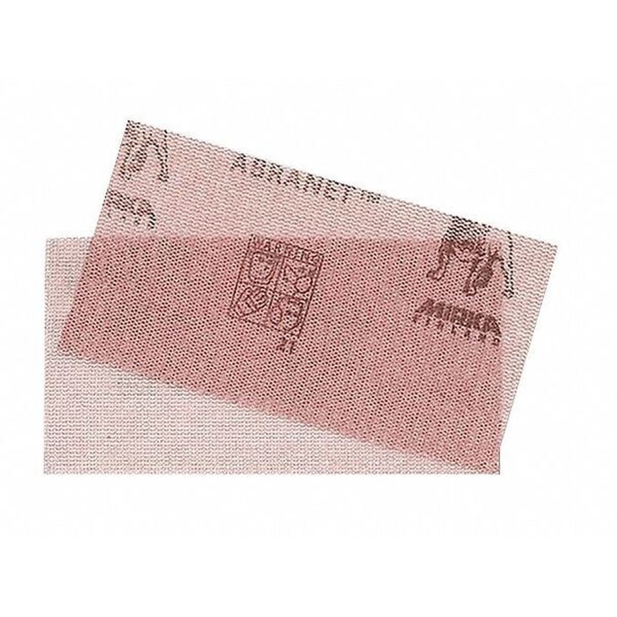 Mirka Abranet Mesh Grip Sheet 9A-149-240 sandpaper sheet in compact 2-3/4 inch by 5 inch format for fine sanding and finish preparation in a shop setting
