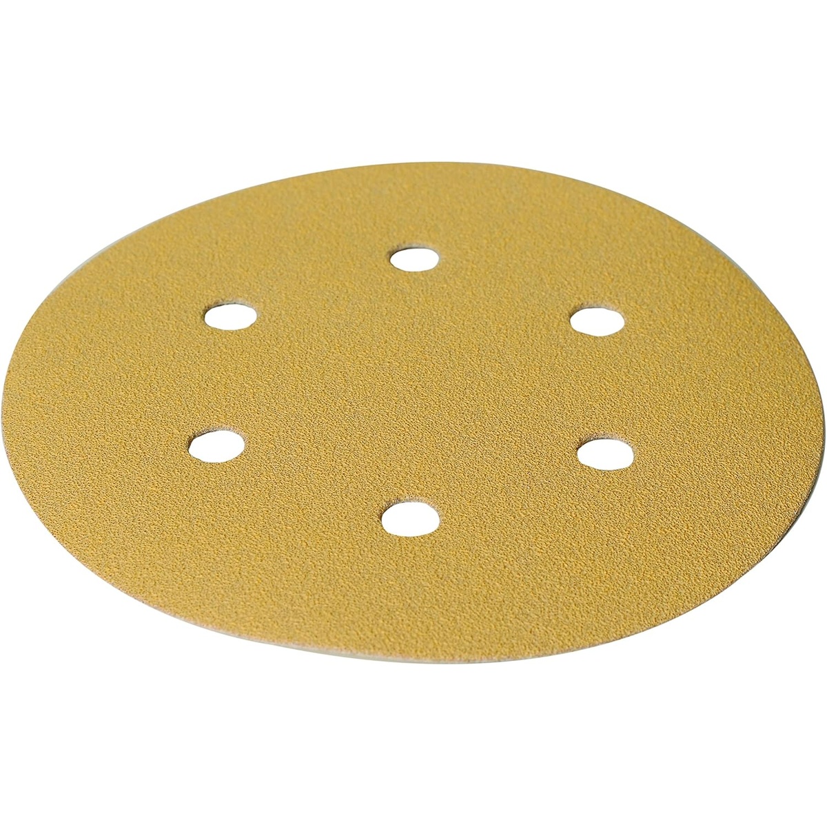 Mirka 23-634-800 Bulldog Gold Grip Vacuum Disc sanding disc with vacuum holes for dust extraction during finish sanding and surface prep