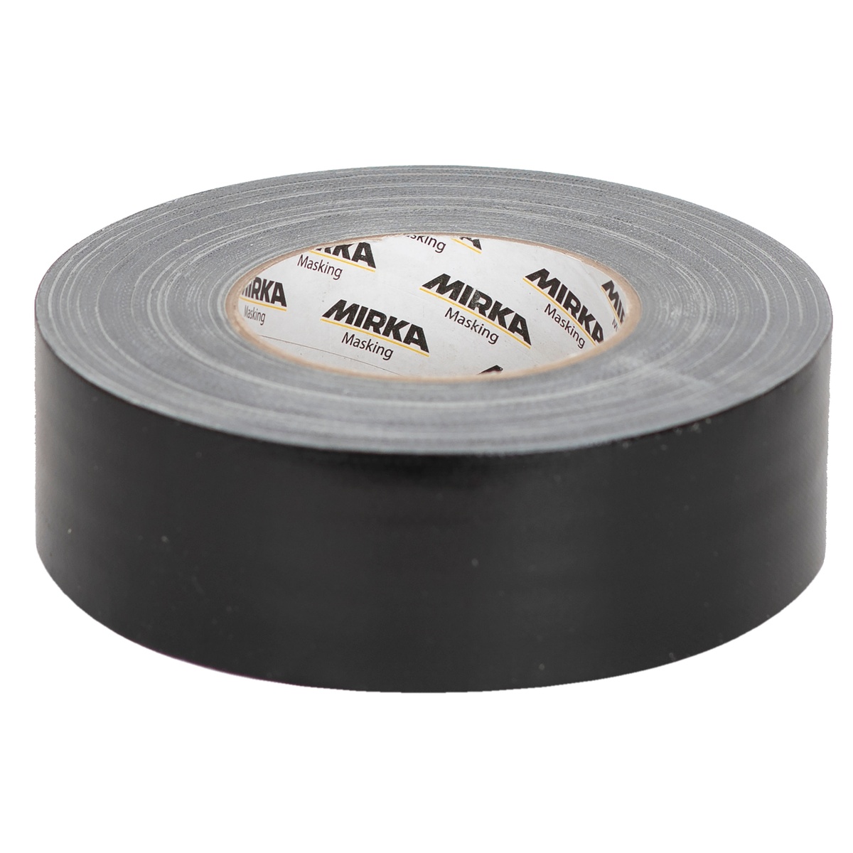 Mirka Cloth Tape Black roll for masking and shop surface protection in a general finishing or prep workspace