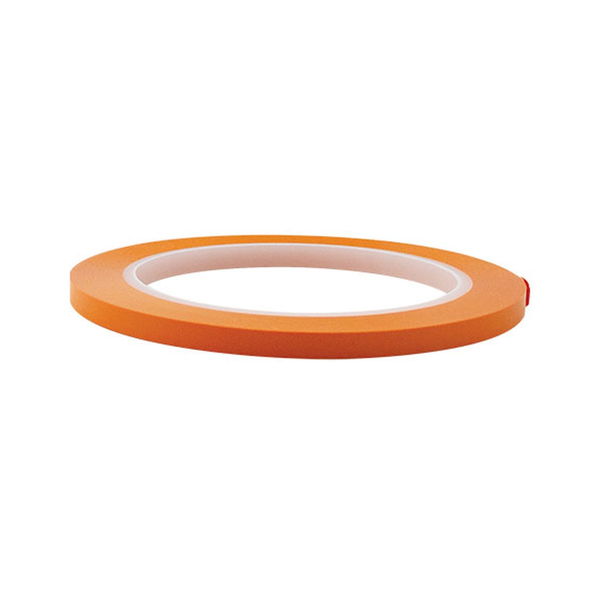 Mirka Orange Fine Line Tape 6mm x 33m narrow masking tape roll for precise curves, pinstripes, and edge definition during paint prep