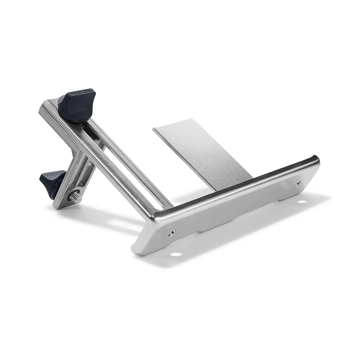 Festool PA-HLC 82/EHL 65 Parallel Side Fence planer accessory shown as a product detail for edge-guided planing and rebate work on doors, trim, and panels