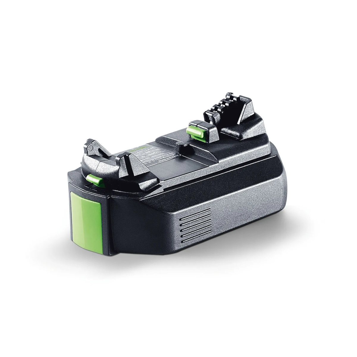 Festool 500243 Replacement Battery for CXS, 10.8 V, 2.6Ah Lithium Ion shown as a compact battery pack for Festool CXS and TXS drill use on installation and fastening jobs