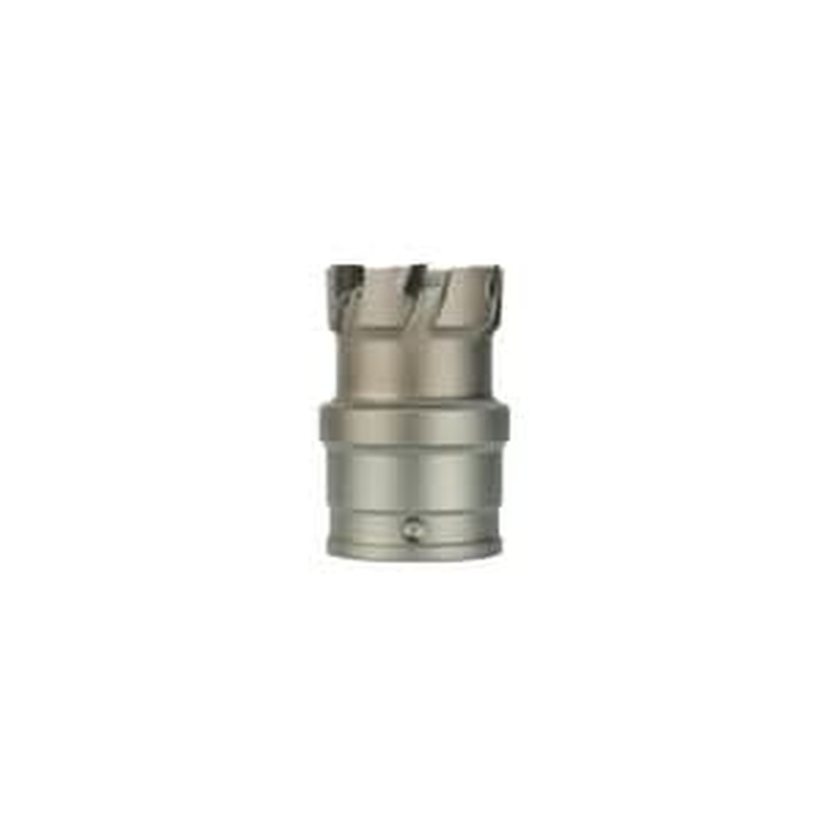 Milwaukee 49-57-8205 13/16 Quick Change Sheet Plate Carbide Cutter product image showing the metal cutter body for steel plate and strut hole cutting applications